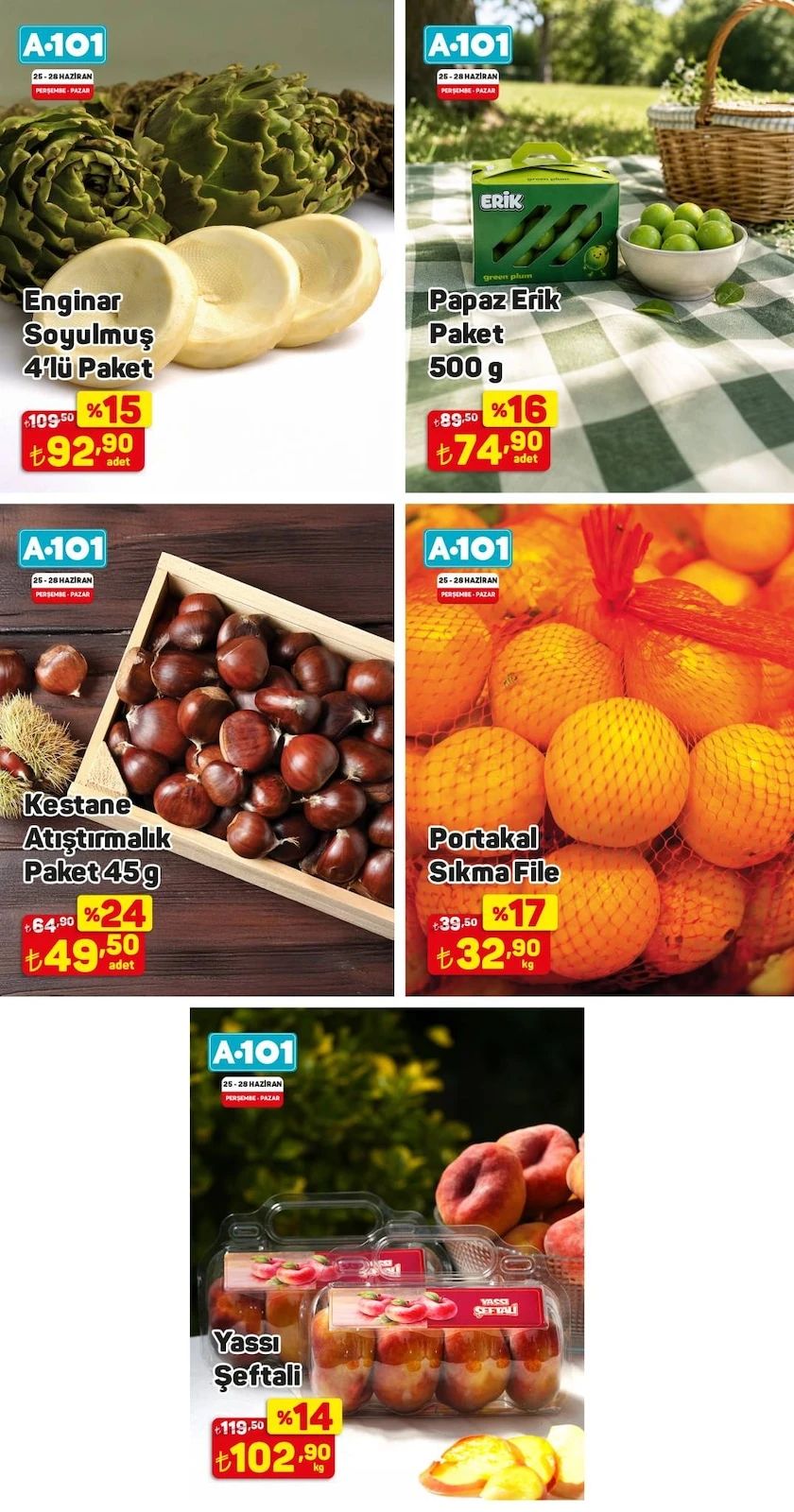 A101 25 Haziran 2026 Aktüel Kataloğu Sayfa 1