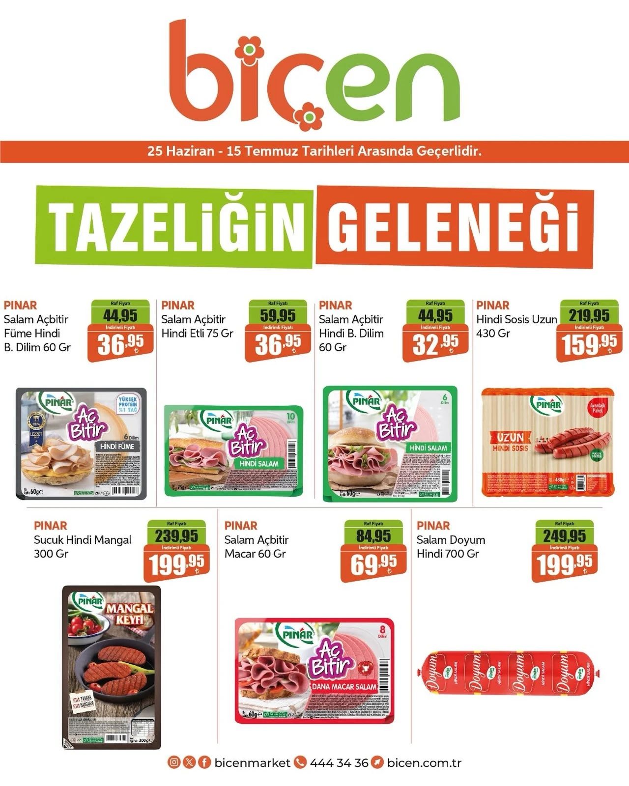 Bicen 25 Haziran 2026 Aktüel Kataloğu Sayfa 1