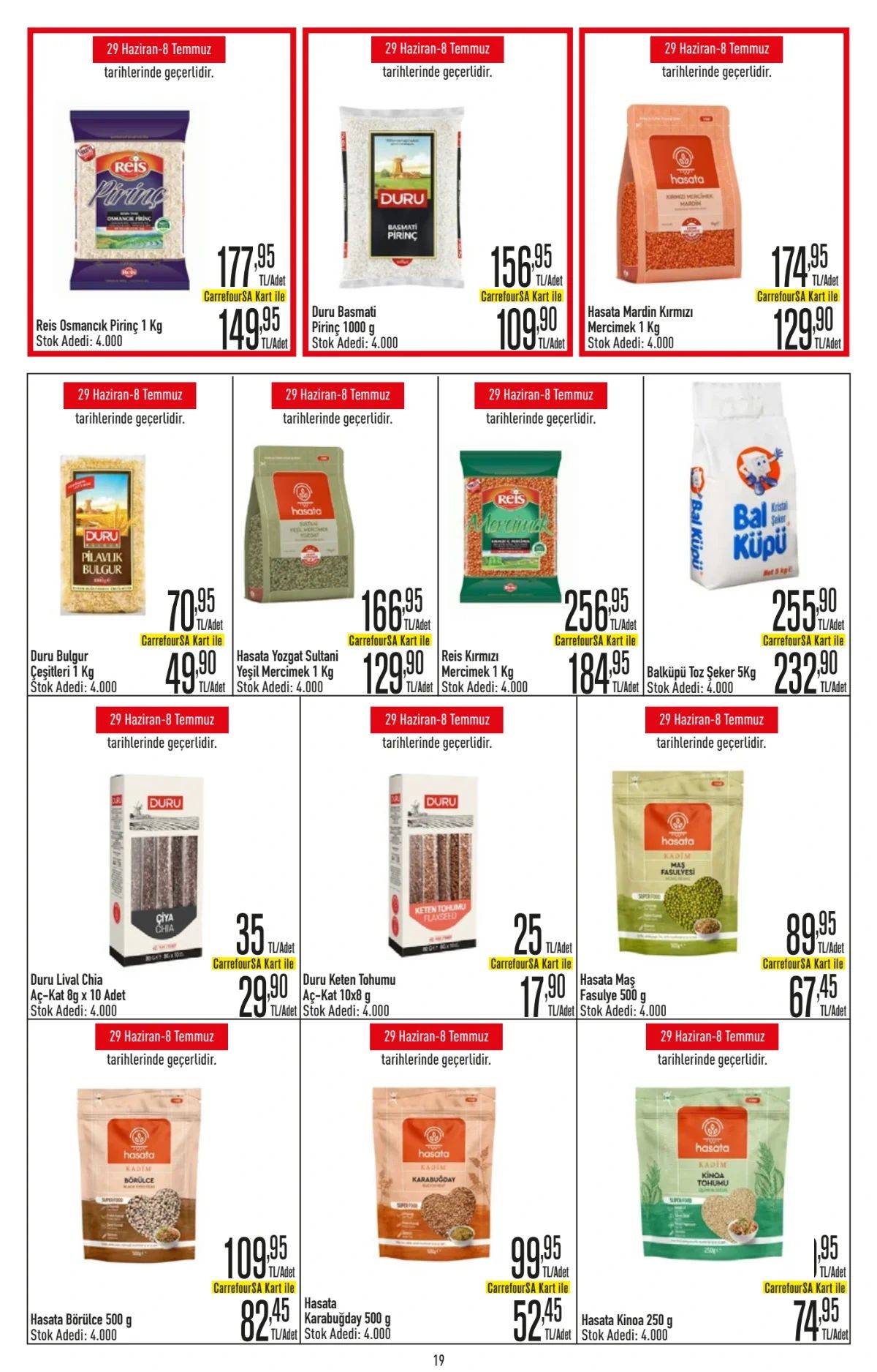 Carrefoursa 25 Haziran 2026 Aktüel Kataloğu Sayfa 19