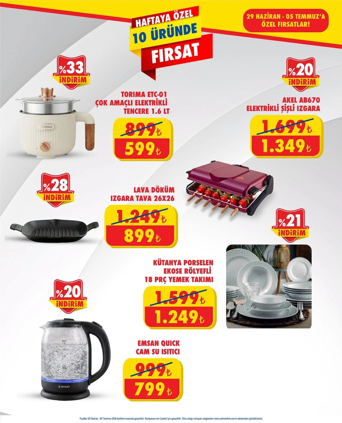 Şok Market Online 29 Haziran 2026 Aktüel Kataloğu Sayfa 1