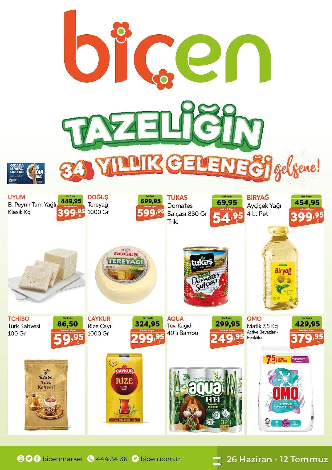Bicen 26 Haziran 2026 Aktüel Kataloğu Sayfa 1