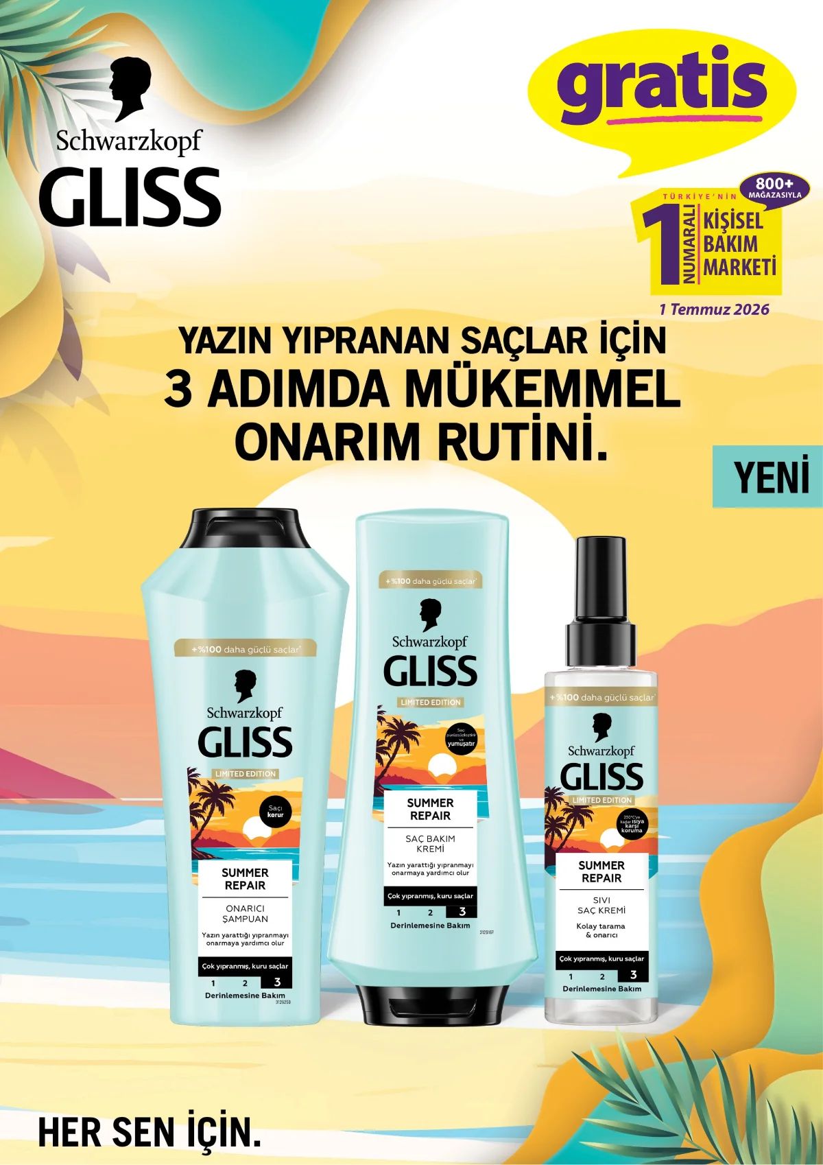 Gratis 1 Temmuz 2026 Aktüel Kataloğu Sayfa 1