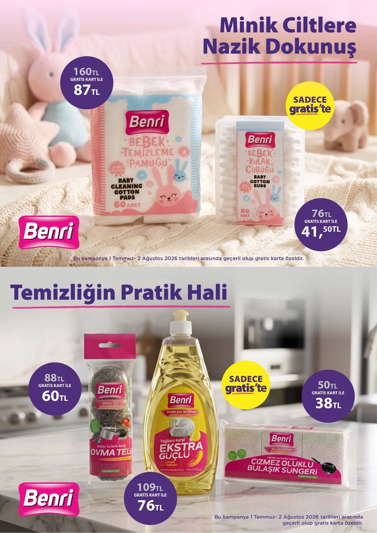 Gratis 1 Temmuz 2026 Aktüel Kataloğu Sayfa 58
