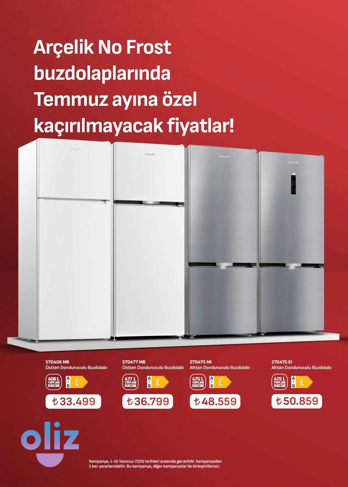 Arçelik 1 Temmuz 2026 Aktüel Kataloğu Sayfa 11