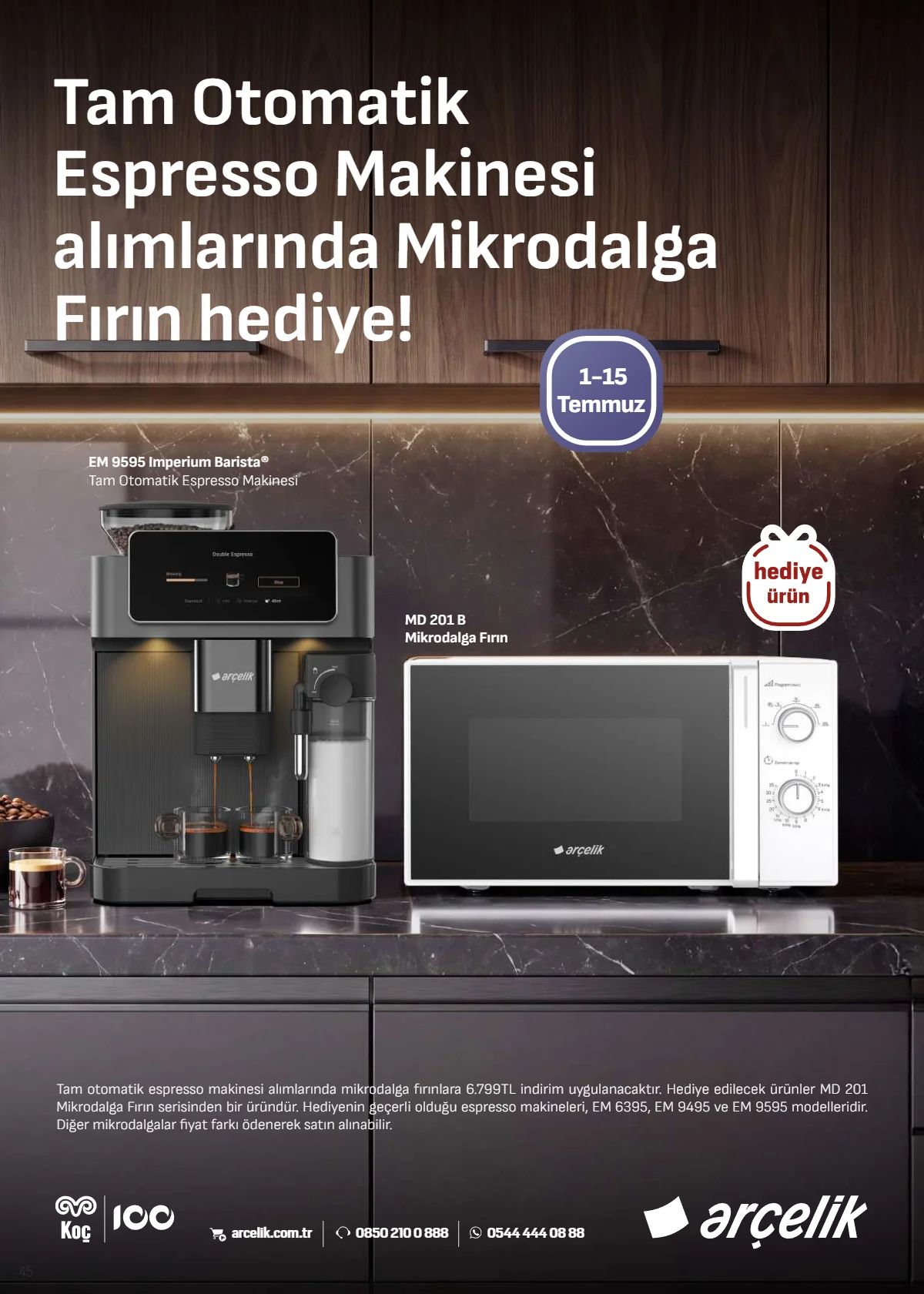 Arçelik 1 Temmuz 2026 Aktüel Kataloğu Sayfa 45