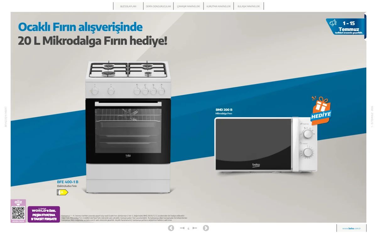 Beko 1 Temmuz 2026 Aktüel Kataloğu Sayfa 6
