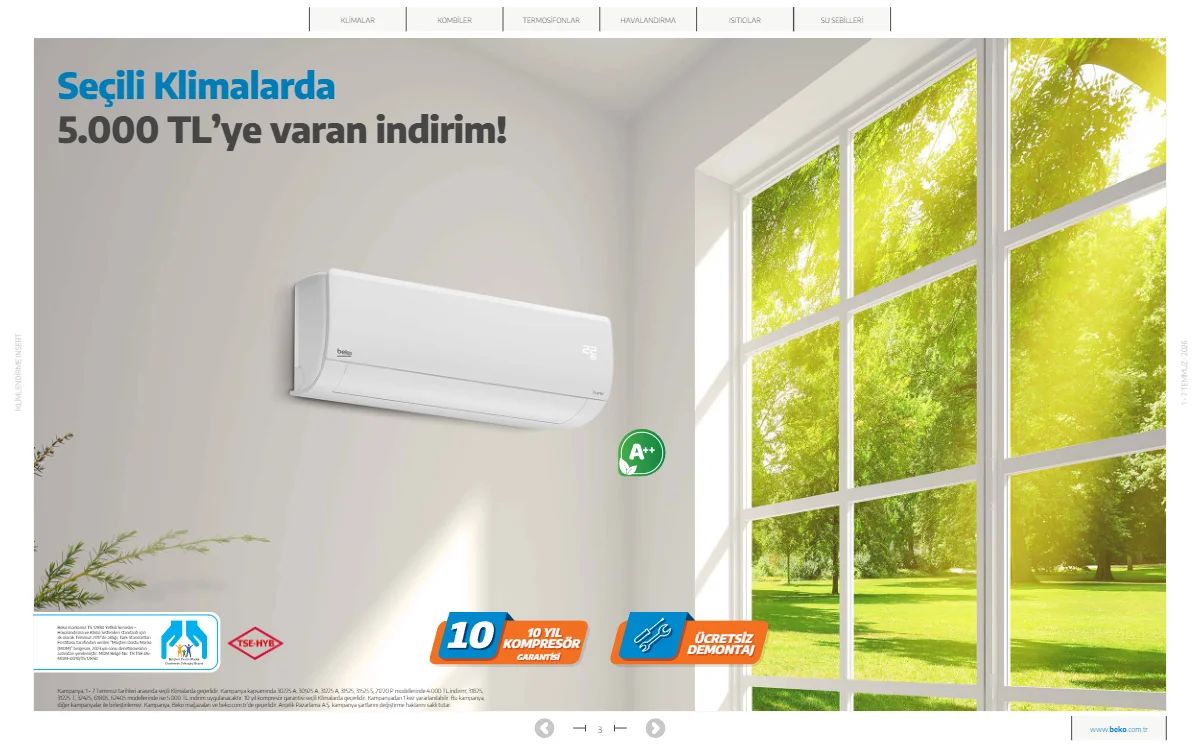Beko 1 Temmuz 2026 Aktüel Kataloğu Sayfa 3
