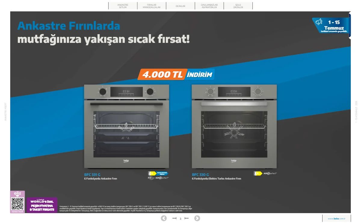 Beko 1 Temmuz 2026 Aktüel Kataloğu Sayfa 3