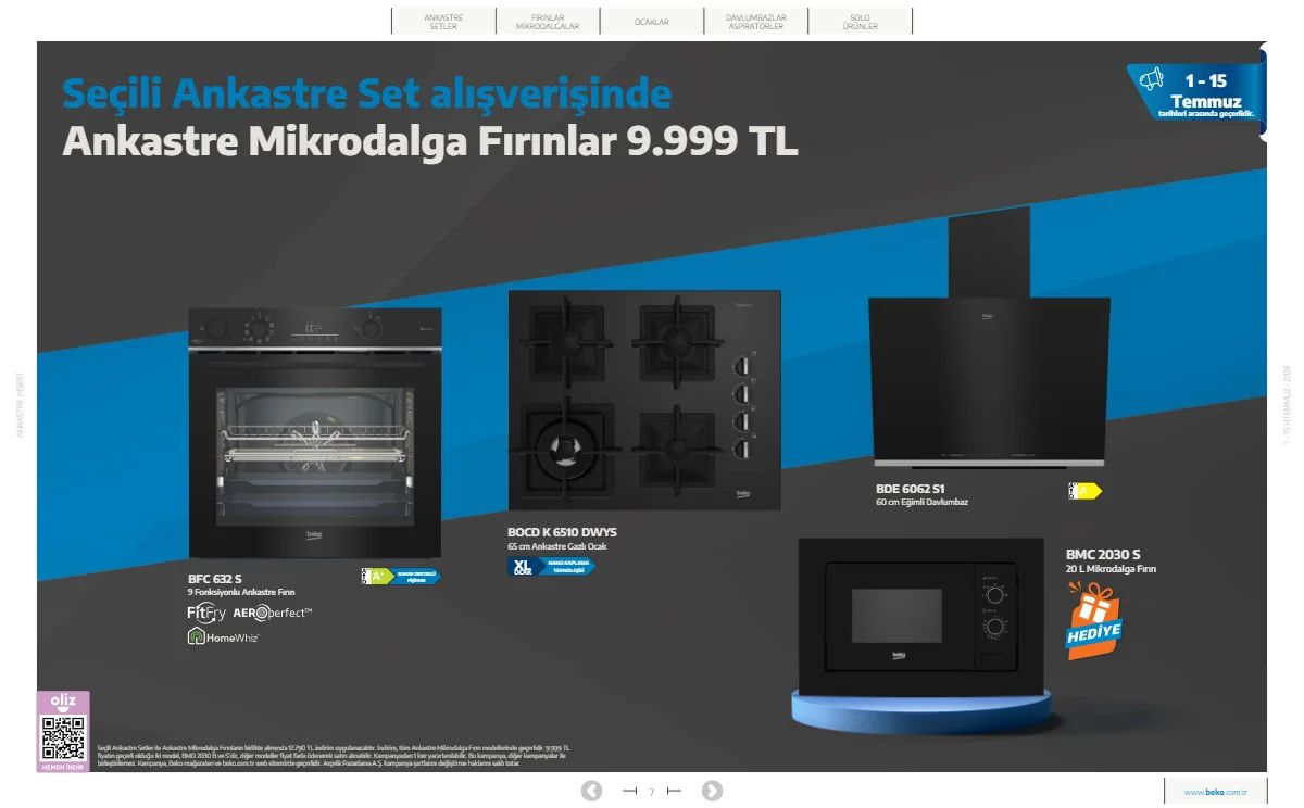 Beko 1 Temmuz 2026 Aktüel Kataloğu Sayfa 7