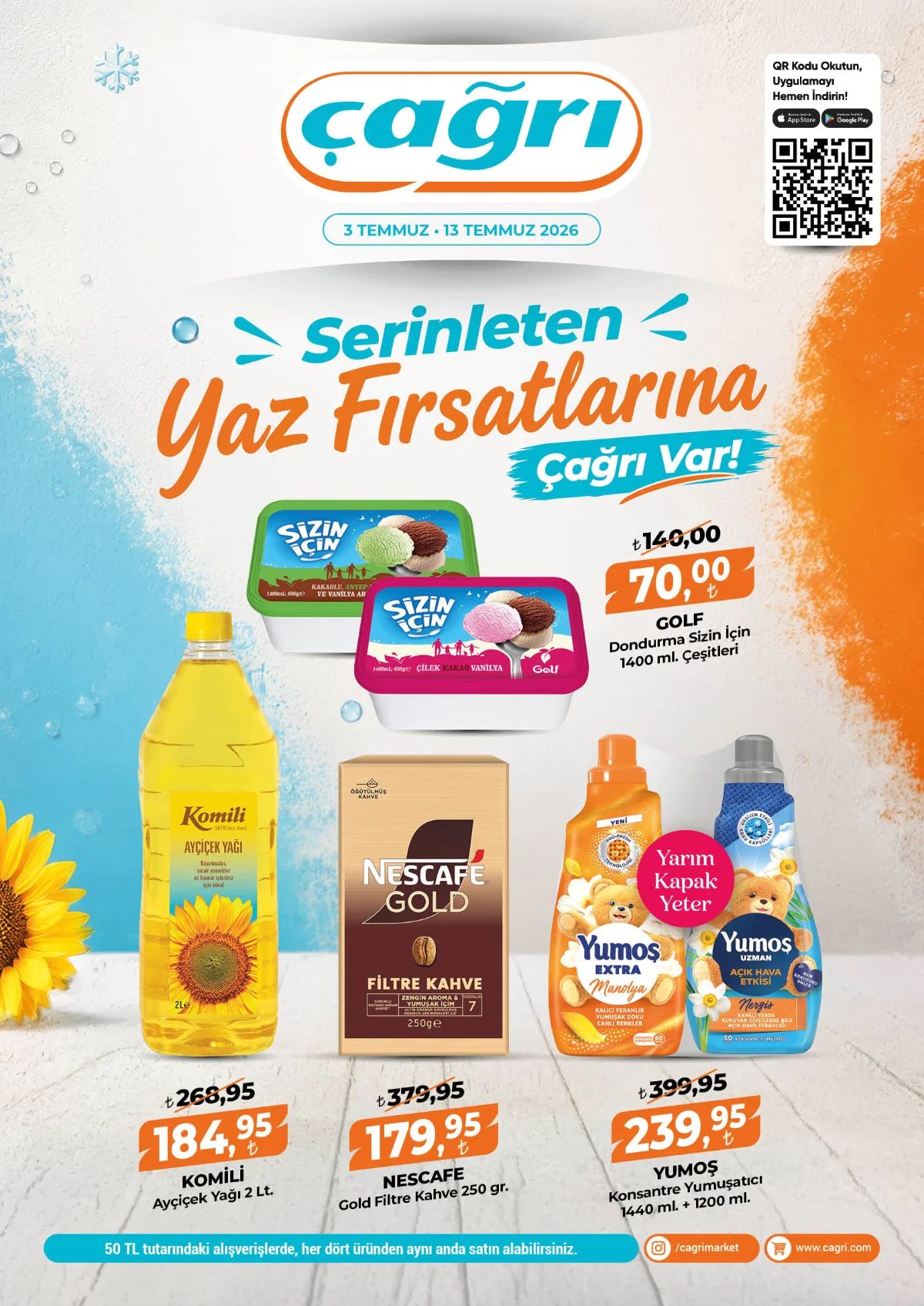 Çağrı Market 3 Temmuz 2026 Aktüel Kataloğu Sayfa 1