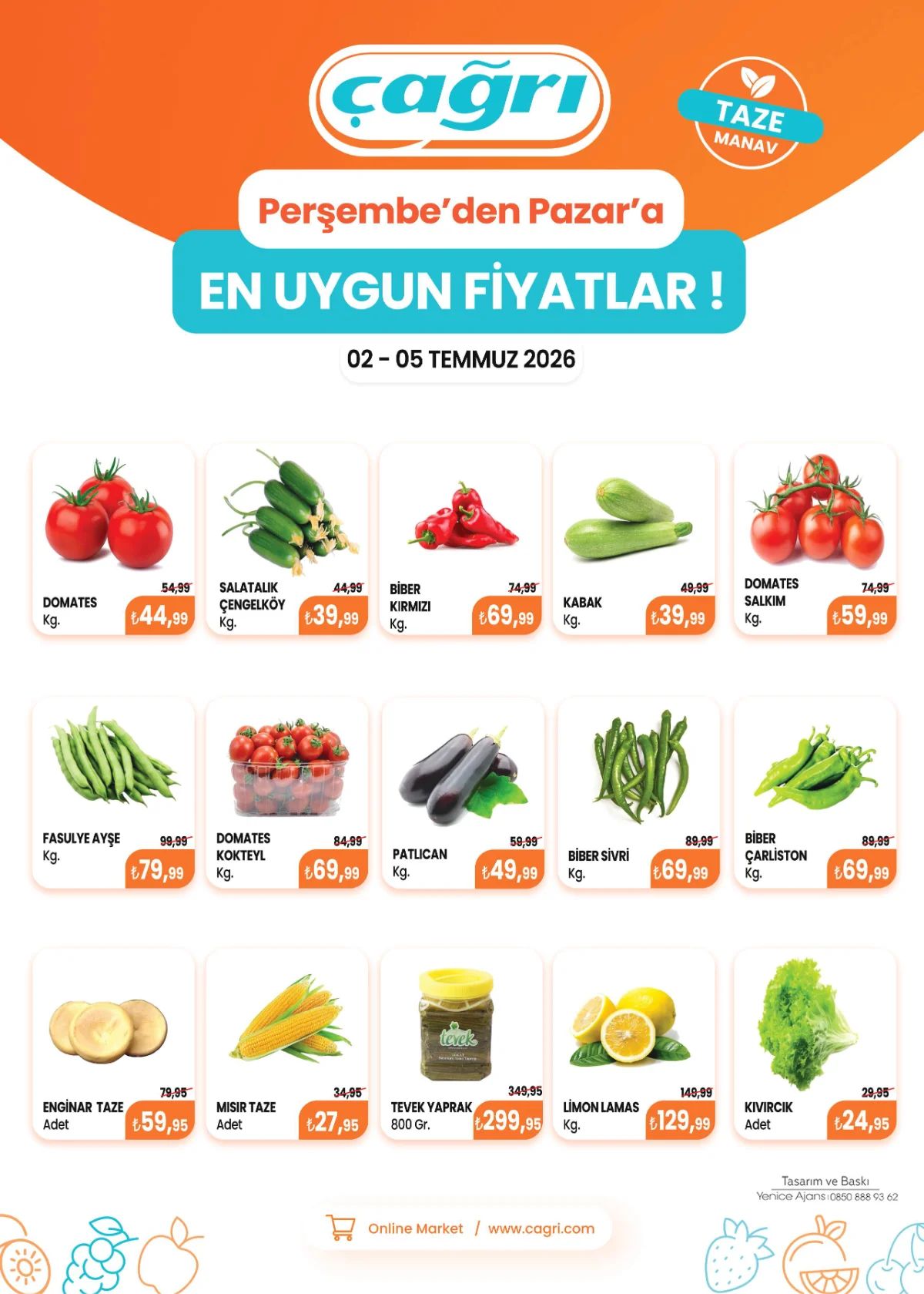 Çağrı Market 2 Temmuz 2026 Aktüel Kataloğu Sayfa 2