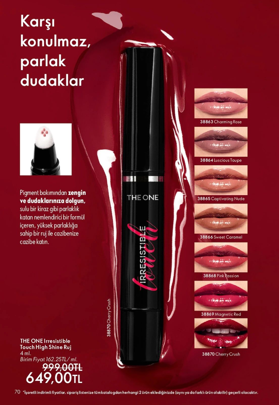 Oriflame 1 Temmuz 2026 Aktüel Kataloğu Sayfa 70