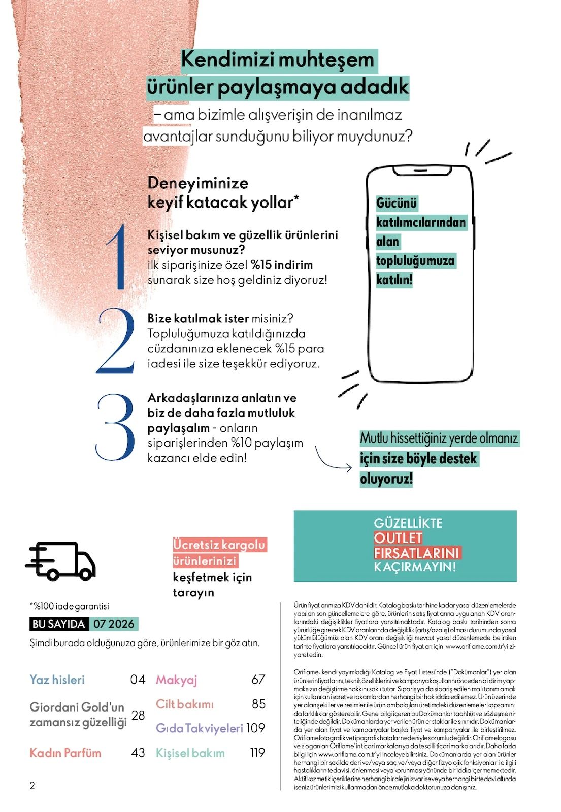 Oriflame 1 Temmuz 2026 Aktüel Kataloğu Sayfa 2