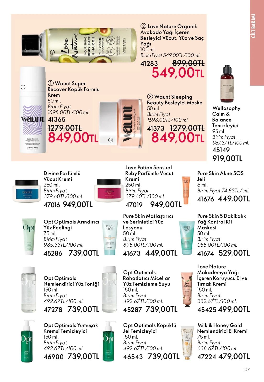 Oriflame 1 Temmuz 2026 Aktüel Kataloğu Sayfa 107