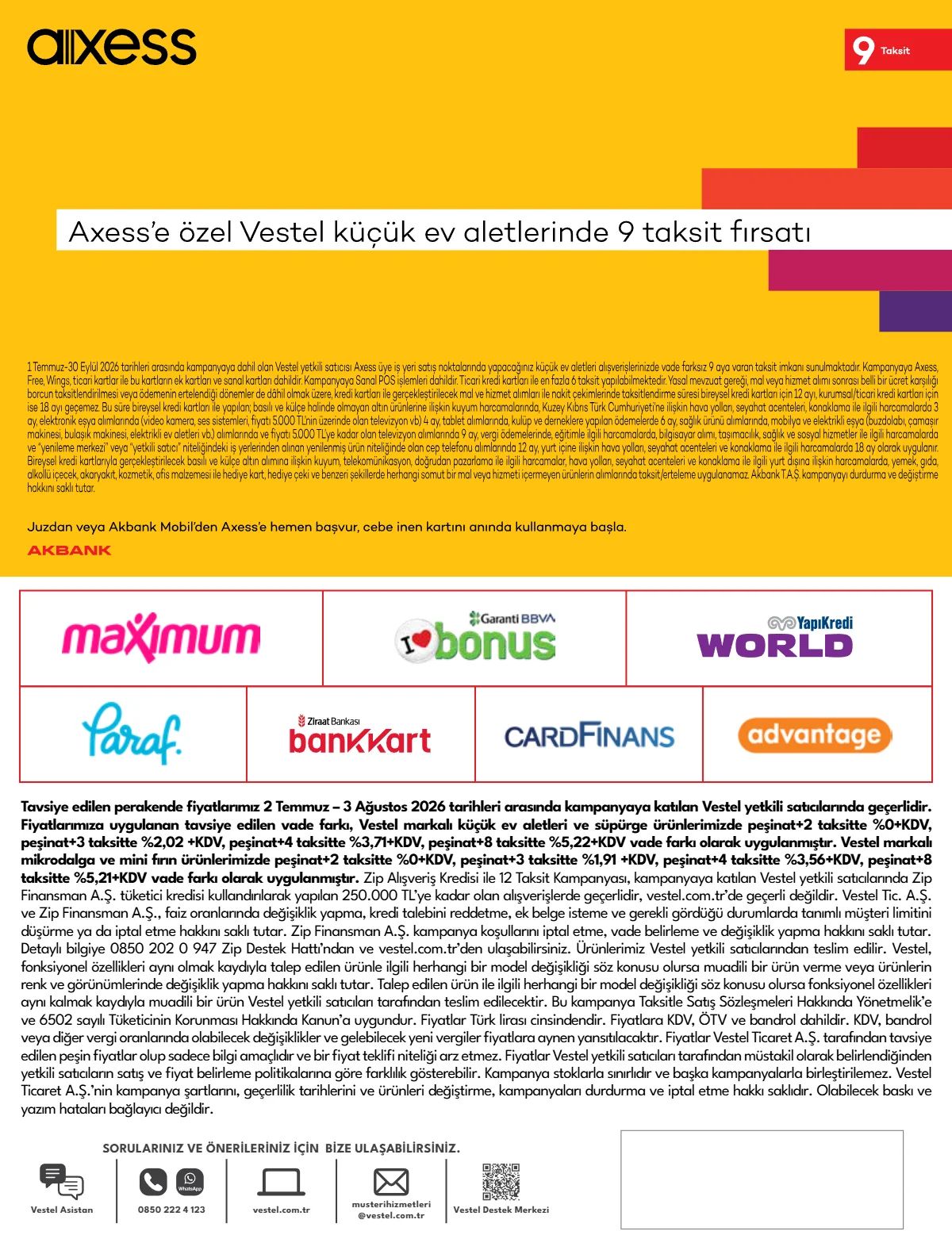 Vestel 2 Temmuz 2026 Aktüel Kataloğu Sayfa 22