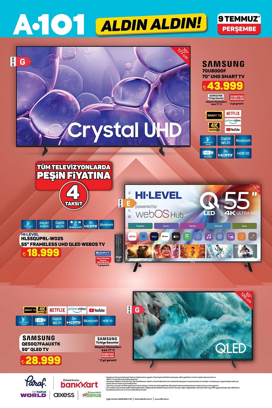 A101 9 Temmuz 2026 Aktüel Kataloğu Sayfa 1