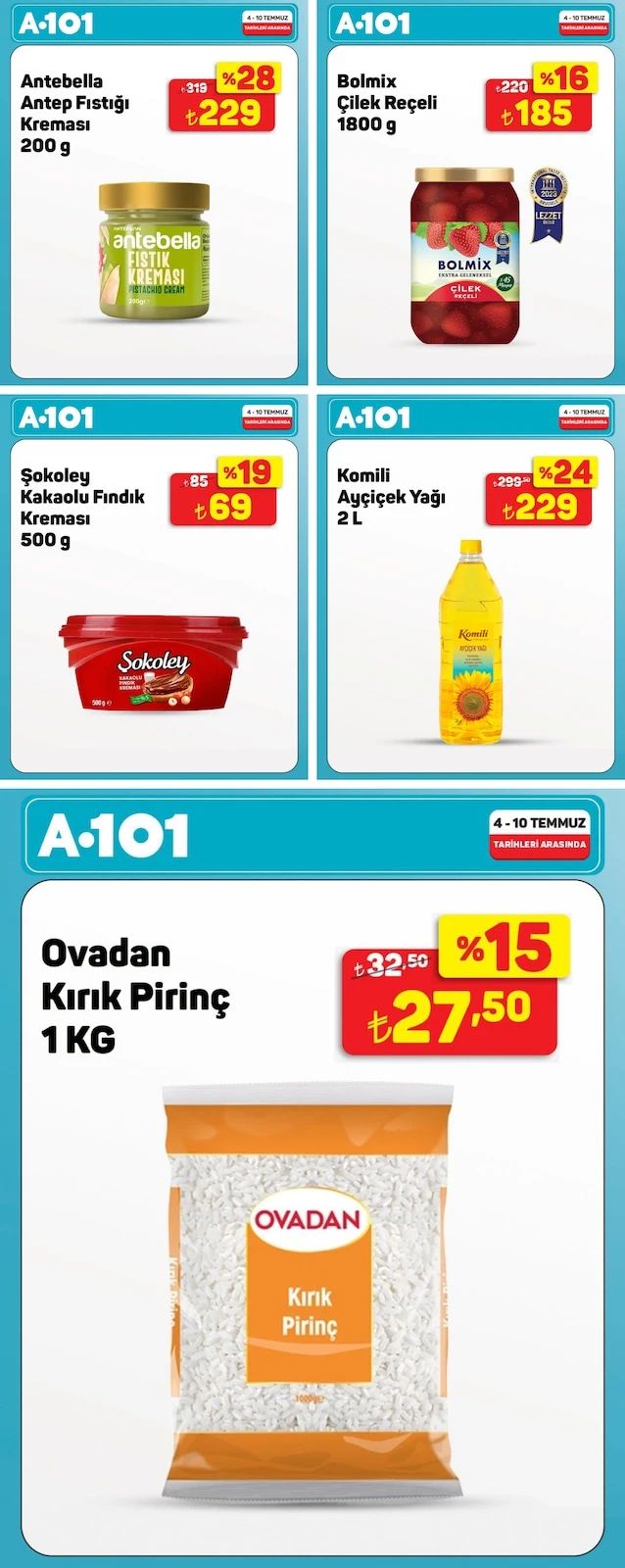 A101 4 Temmuz 2026 Aktüel Kataloğu Sayfa 1