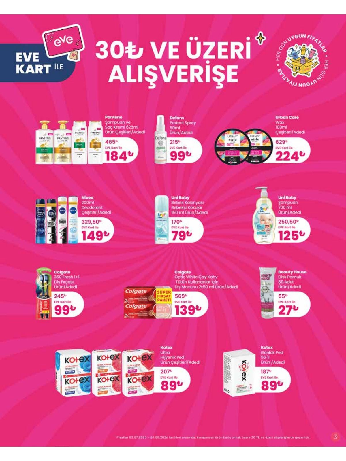 3 Temmuz Eveshop Kataloğu 2026 Sayfa 3
