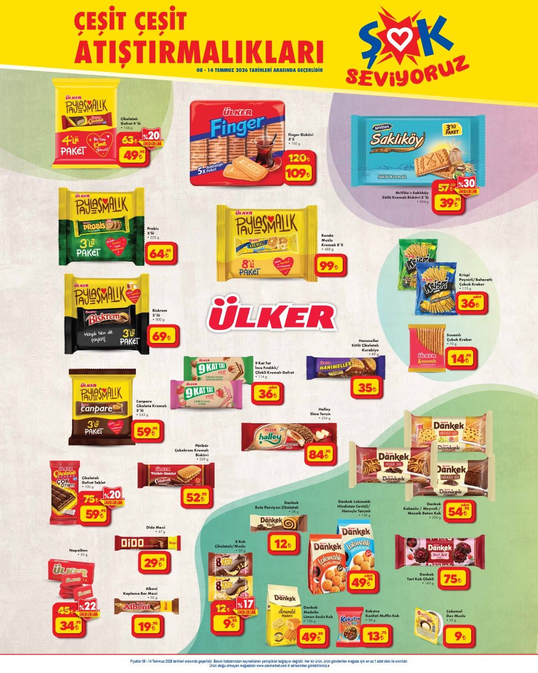 Şok Market Online 8 Temmuz 2026 Aktüel Kataloğu Sayfa 1