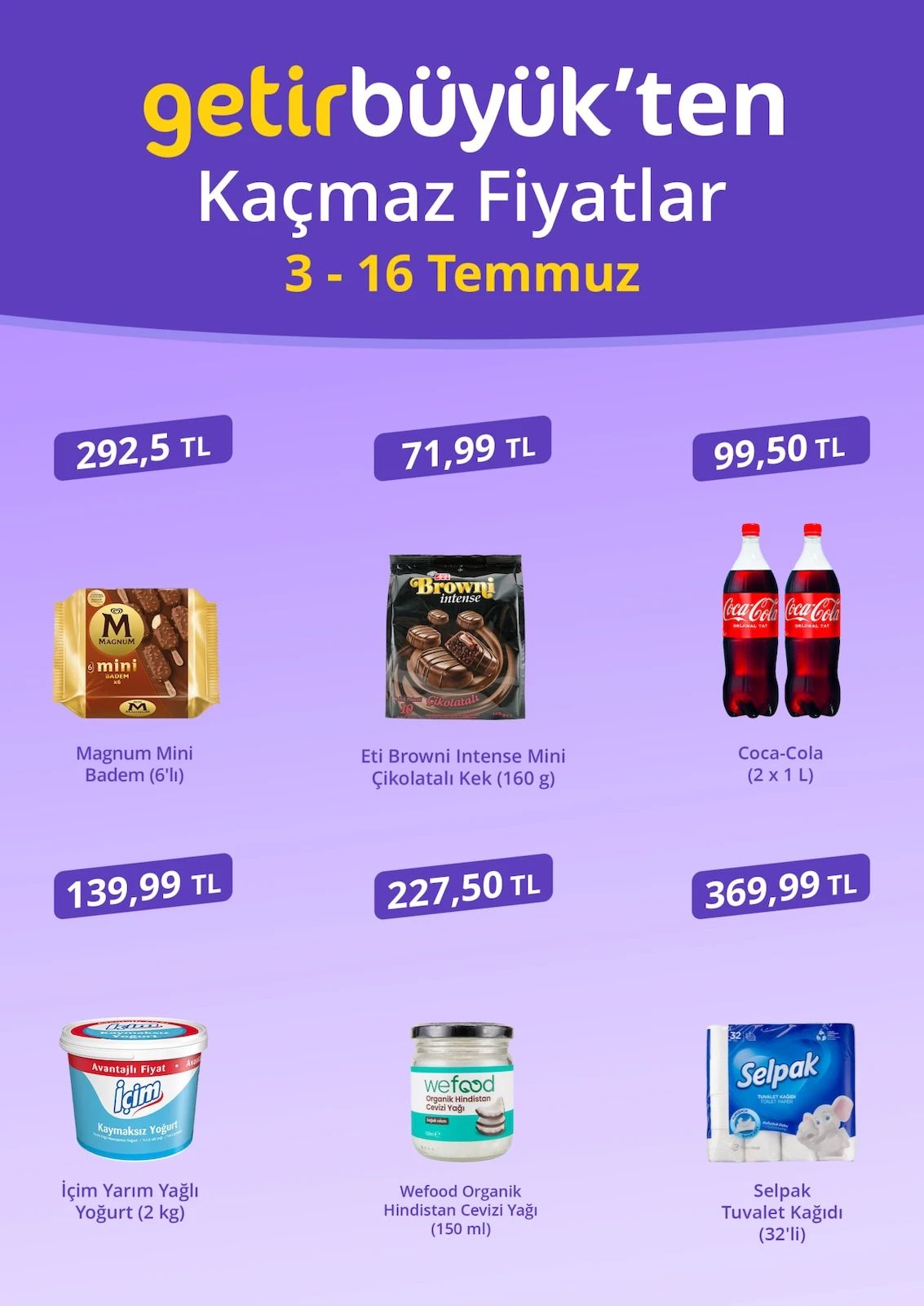 Getir 3 Temmuz 2026 Aktüel Kataloğu Sayfa 1