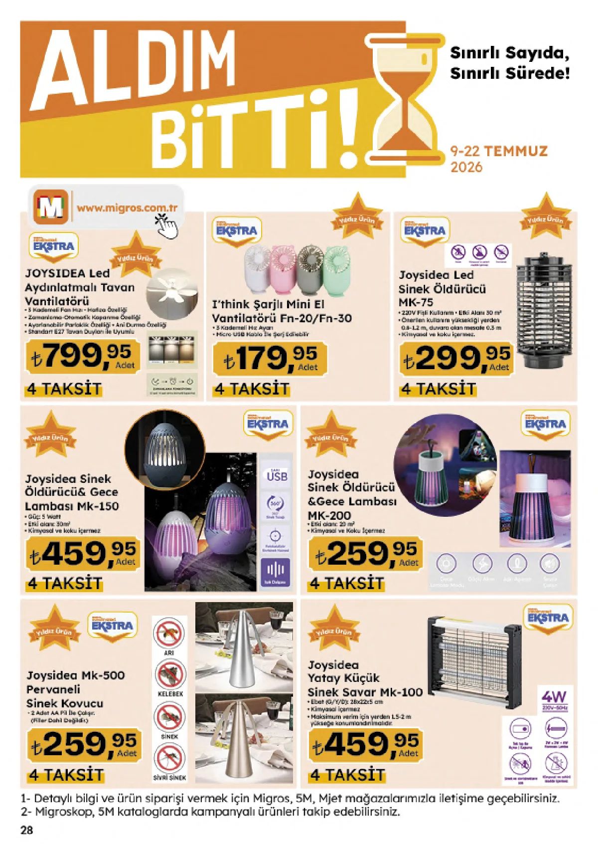 Migros 9 Temmuz 2026 Aktüel Kataloğu Sayfa 140