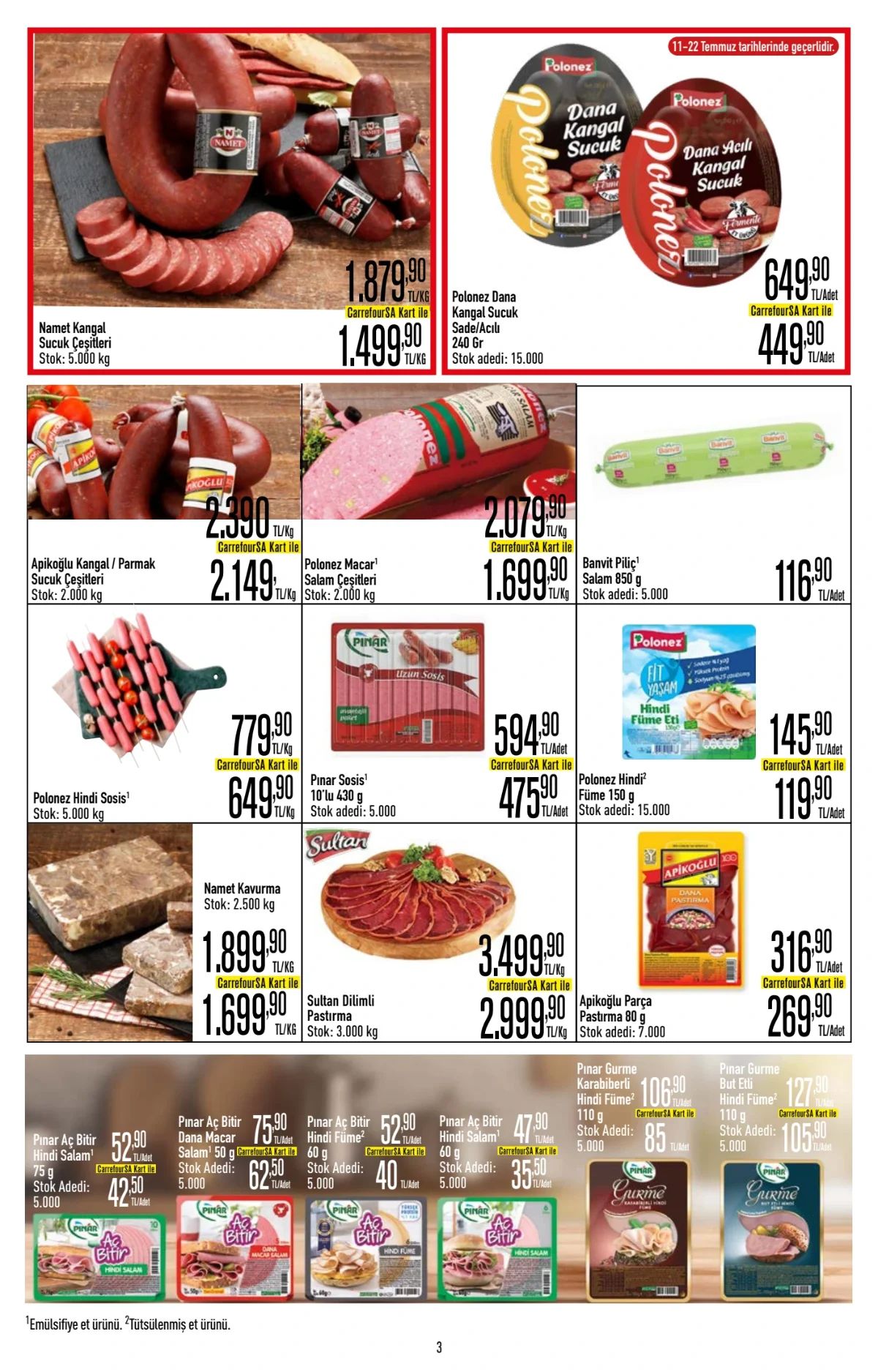 Carrefoursa 9 Temmuz 2026 Aktüel Kataloğu Sayfa 3