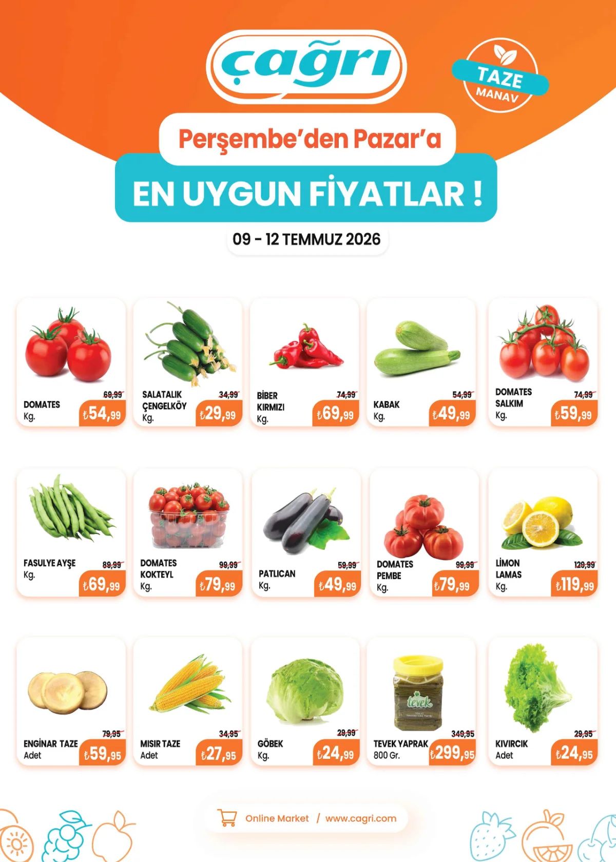 Çağrı Market 9 Temmuz 2026 Aktüel Kataloğu Sayfa 2