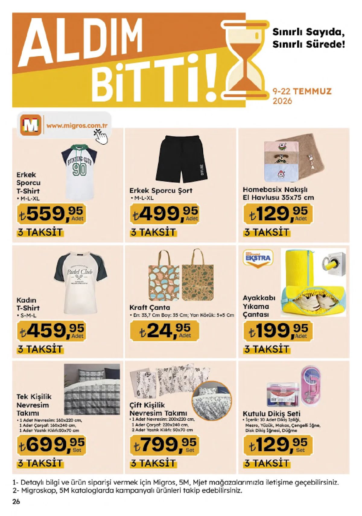 Migros 9 Temmuz 2026 Aktüel Kataloğu Sayfa 26