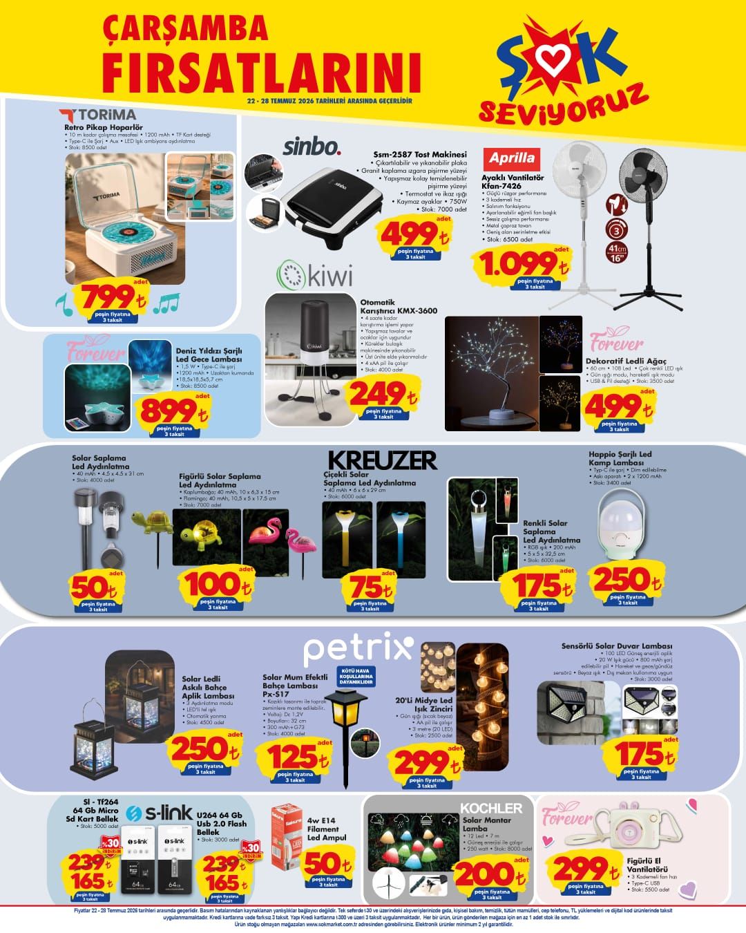 22 Temmuz Şok Market Online Kataloğu 2026 Sayfa 2