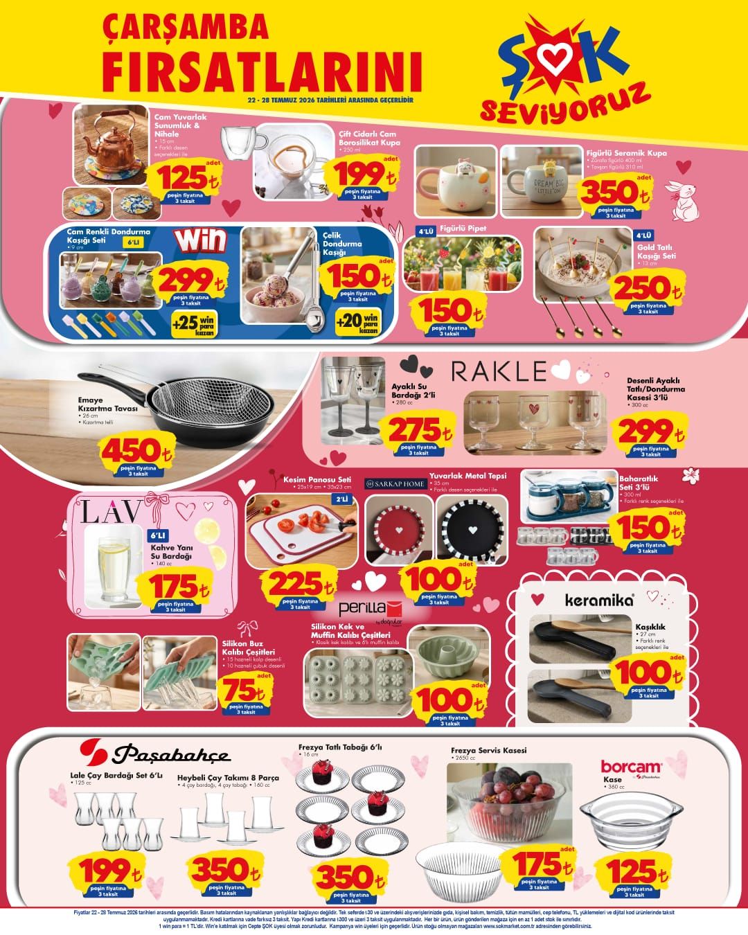 22 Temmuz Şok Market Online Kataloğu 2026 Sayfa 3
