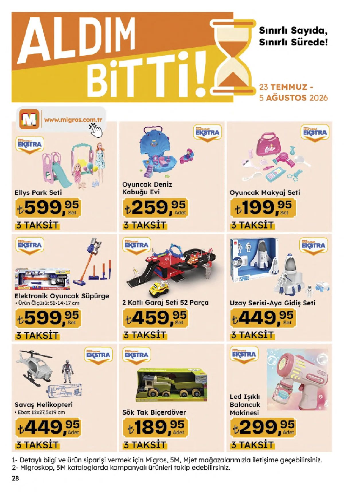 23 Temmuz Migros Kataloğu 2026 Sayfa 28