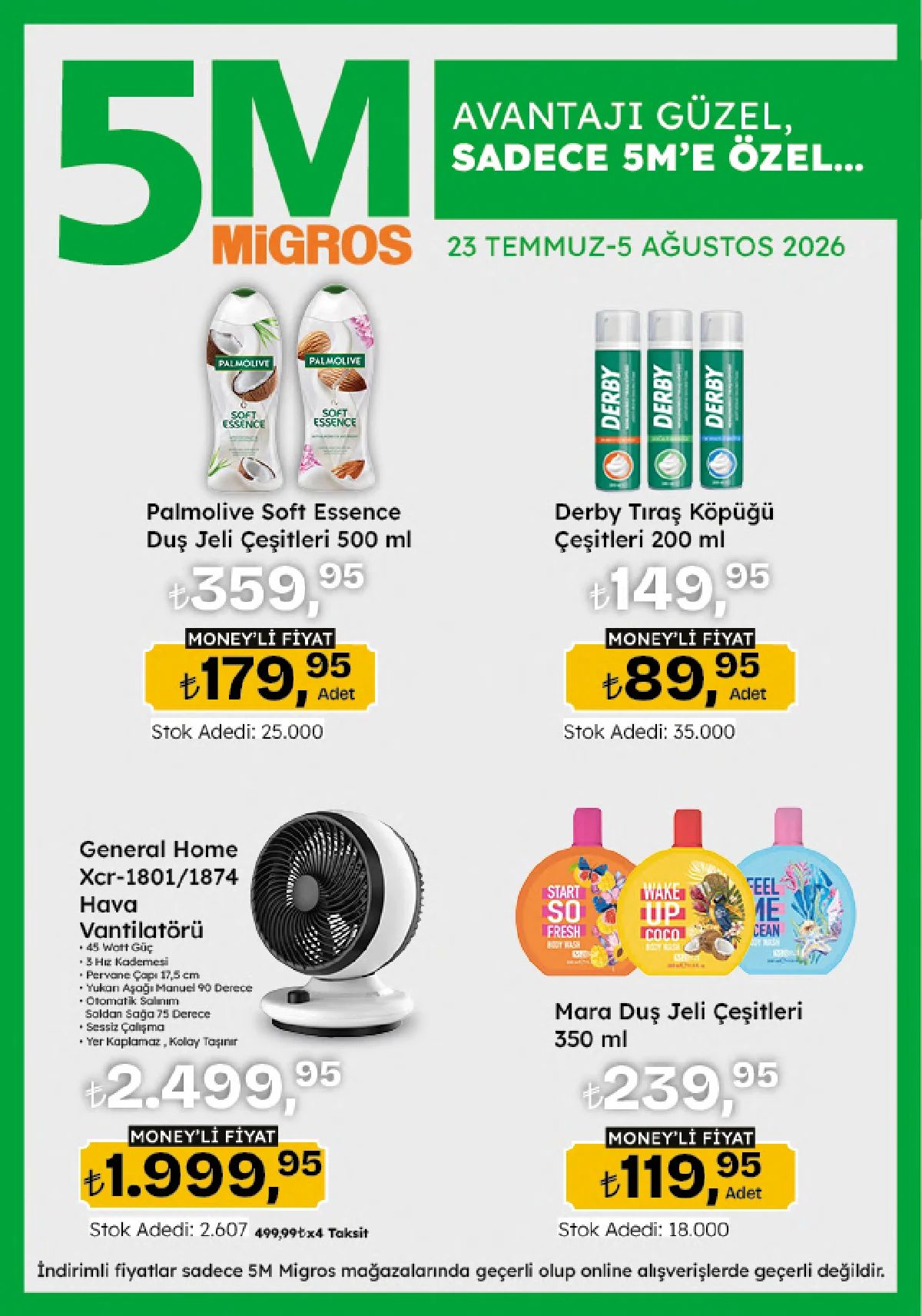 23 Temmuz Migros Kataloğu 2026 Sayfa 12