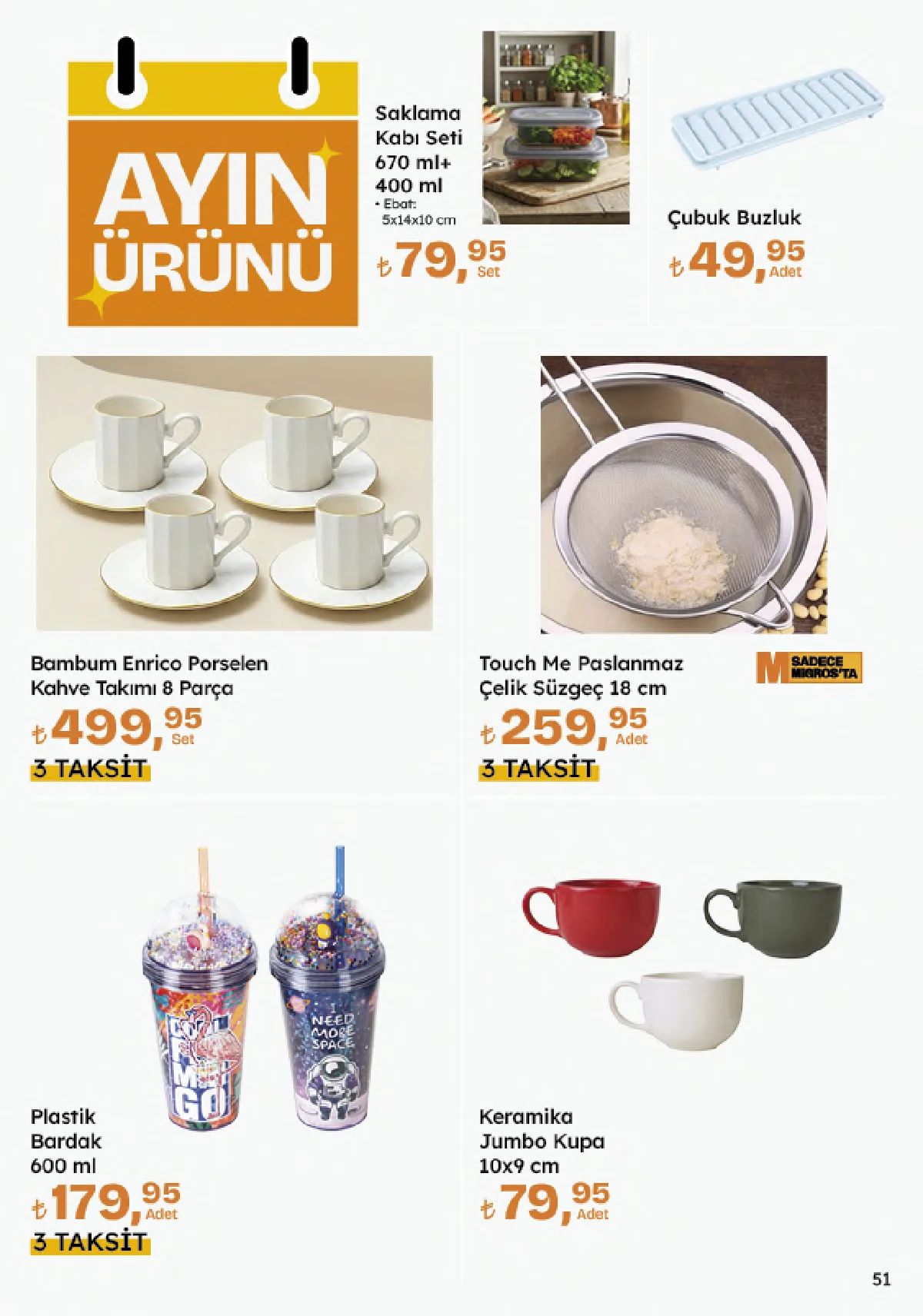 23 Temmuz Migros Kataloğu 2026 Sayfa 159