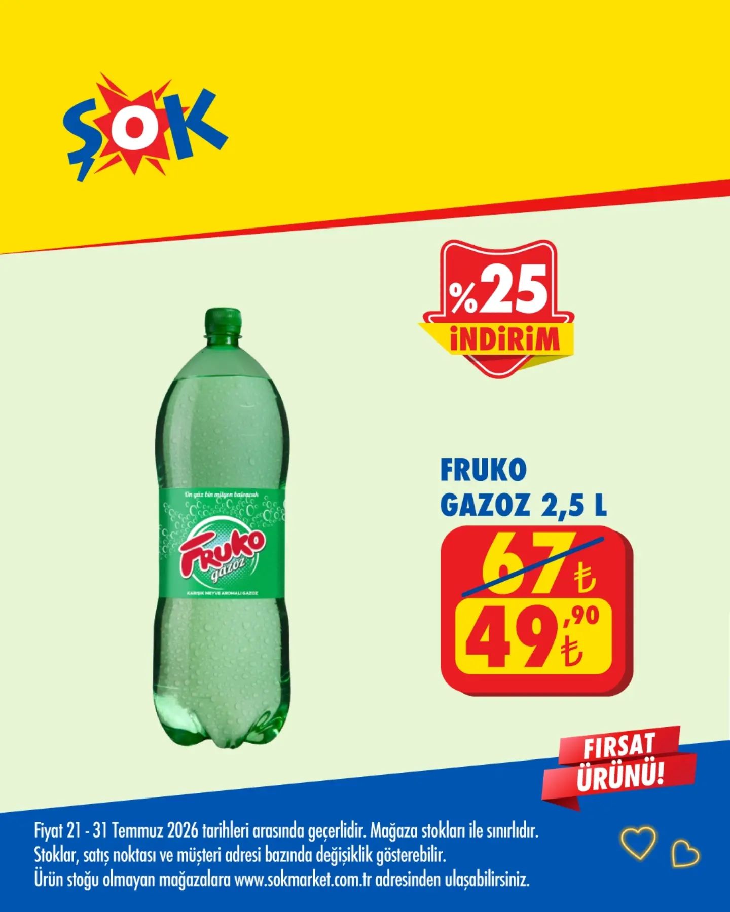 21 Temmuz Şok Market Online Kataloğu 2026 Sayfa 1