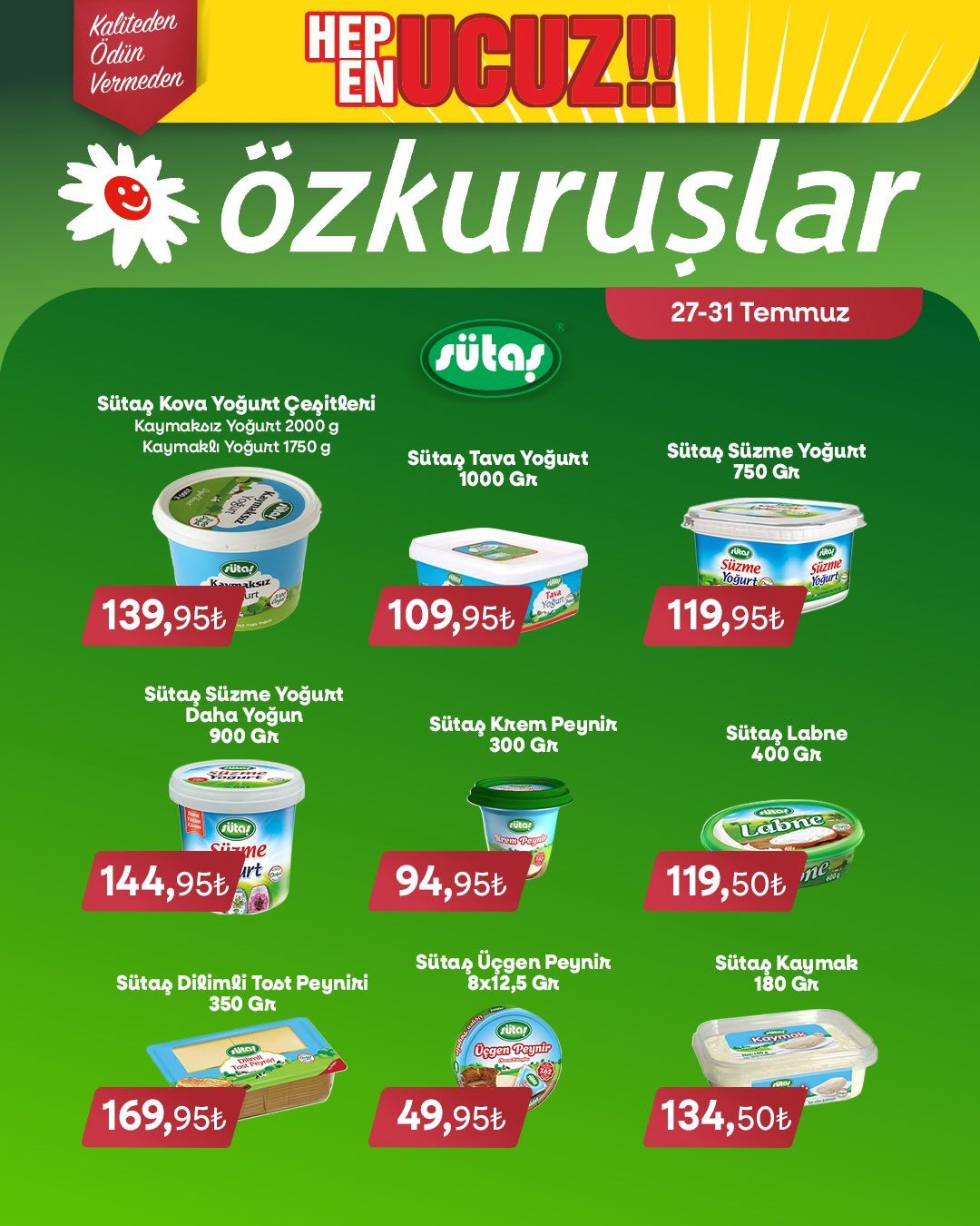27 Temmuz Ozkuruslar Kataloğu 2026 Sayfa 2
