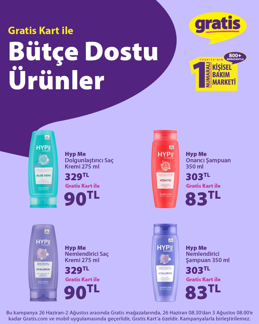 26 Temmuz Gratis Kataloğu 2026 Sayfa 1