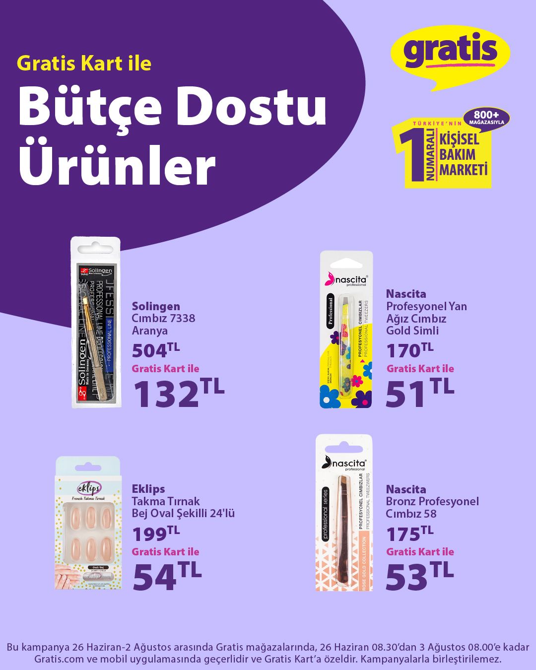 26 Temmuz Gratis Kataloğu 2026 Sayfa 2