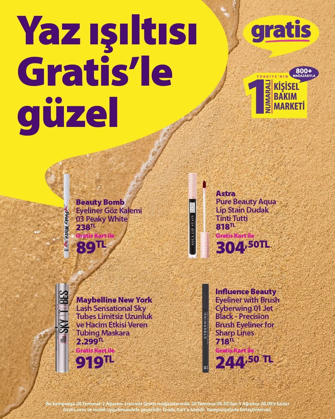 20 Temmuz Gratis Kataloğu 2026 Sayfa 1