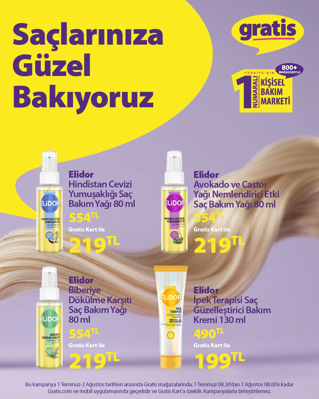 1 Temmuz Gratis Kataloğu 2026 Sayfa 1
