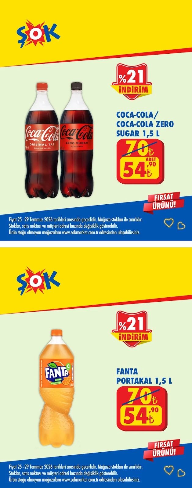 25 Temmuz Şok Market Online Kataloğu 2026 Sayfa 1