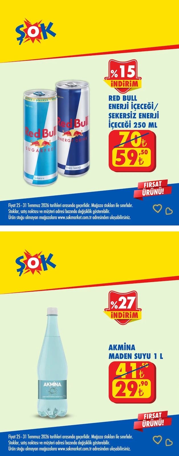 25 Temmuz Şok Market Online Kataloğu 2026 Sayfa 1