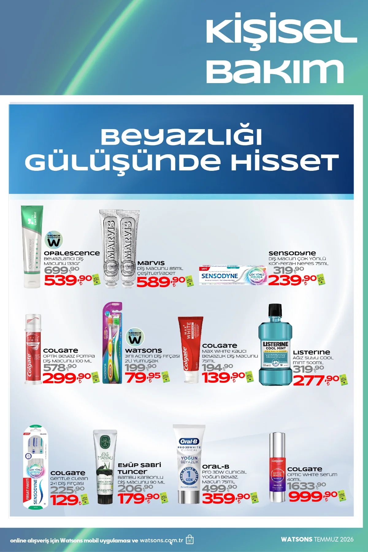1 Temmuz Watsons Kataloğu 2026 Sayfa 36