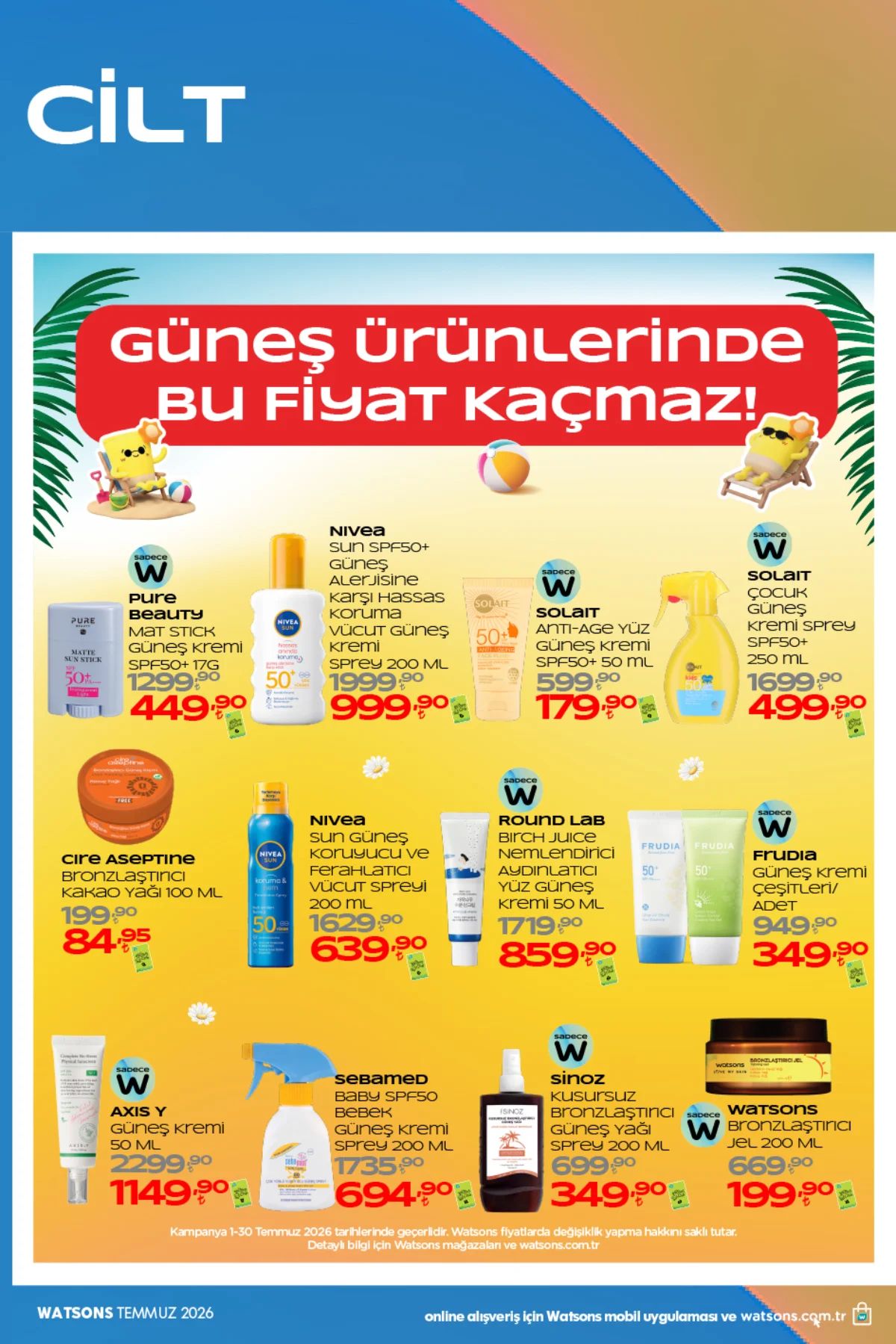 1 Temmuz Watsons Kataloğu 2026 Sayfa 18