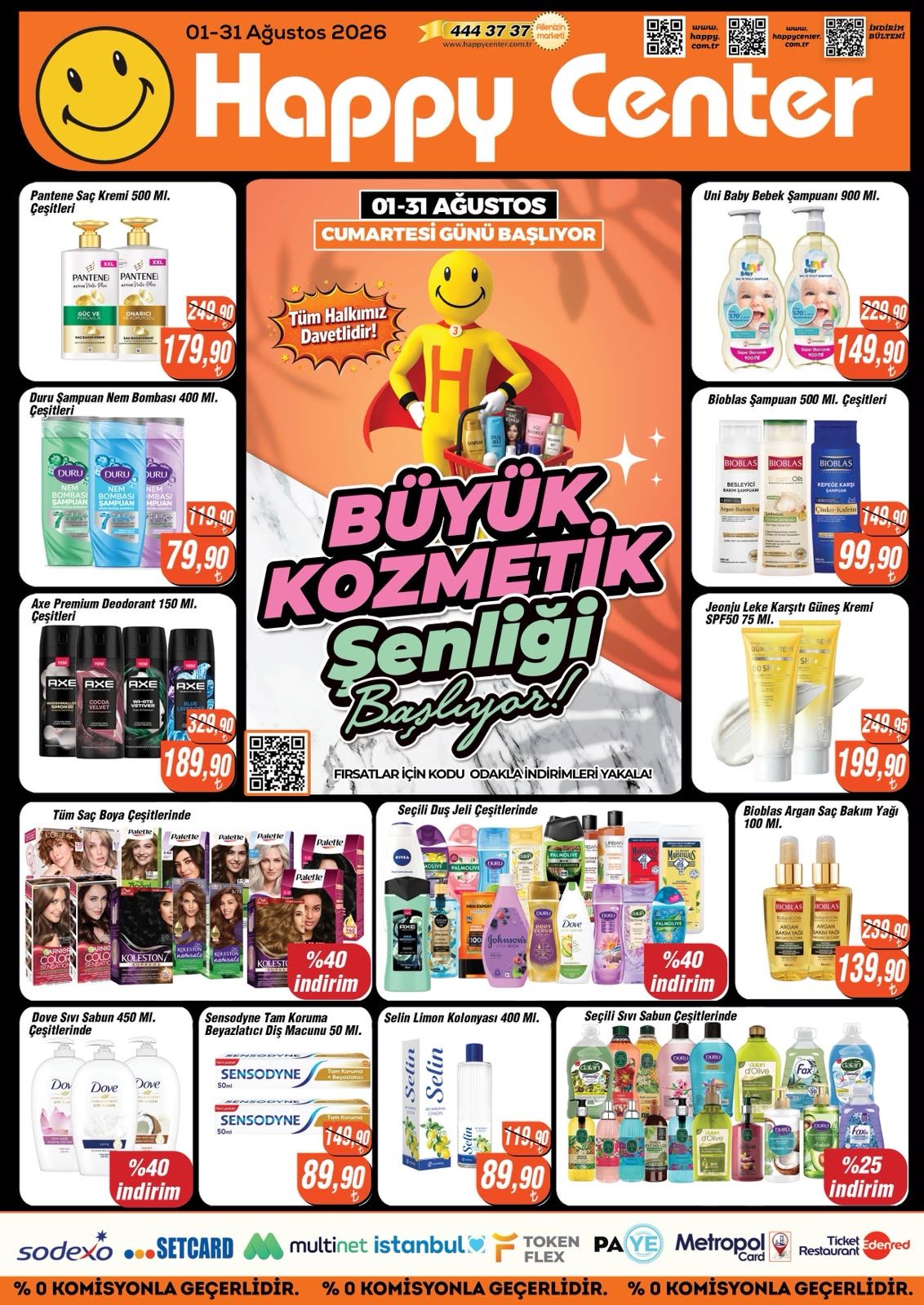 1 Ağustos Happy Kataloğu 2026 Sayfa 1