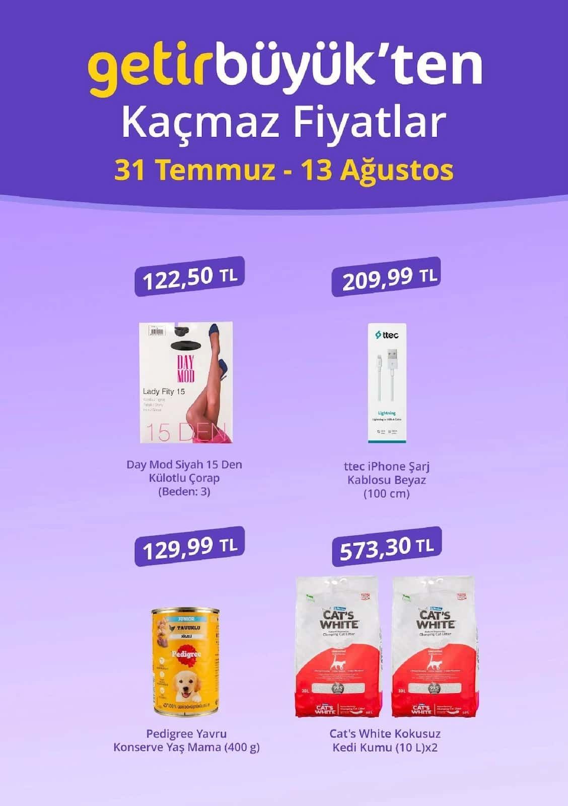31 Temmuz Getir Kataloğu 2026 Sayfa 7