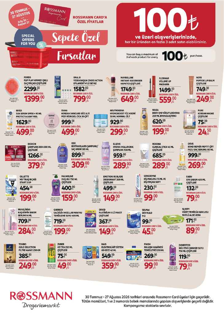 30 Temmuz Rossmann Kataloğu 2026 Sayfa 6