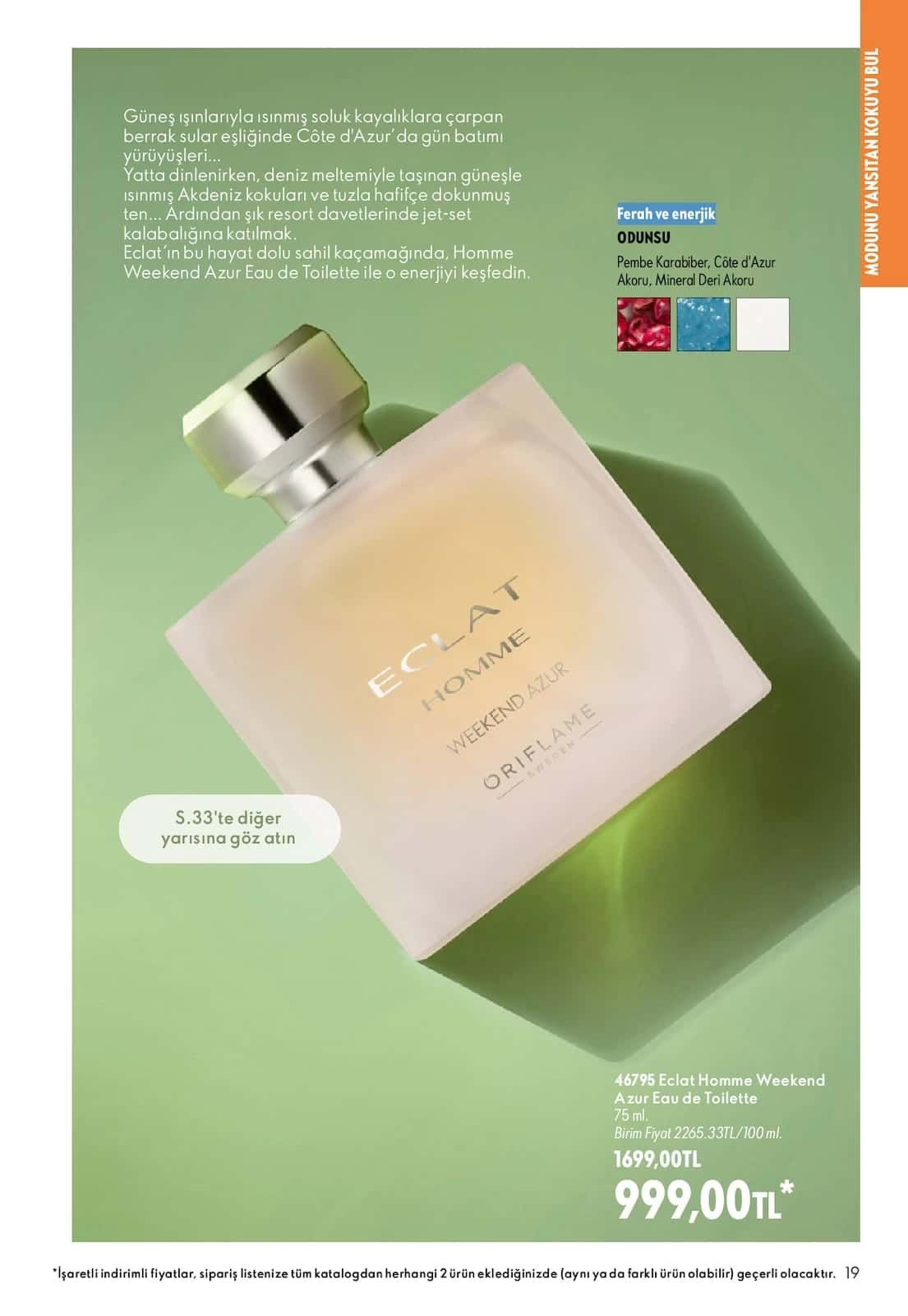1 Ağustos Oriflame Kataloğu 2026 Sayfa 19