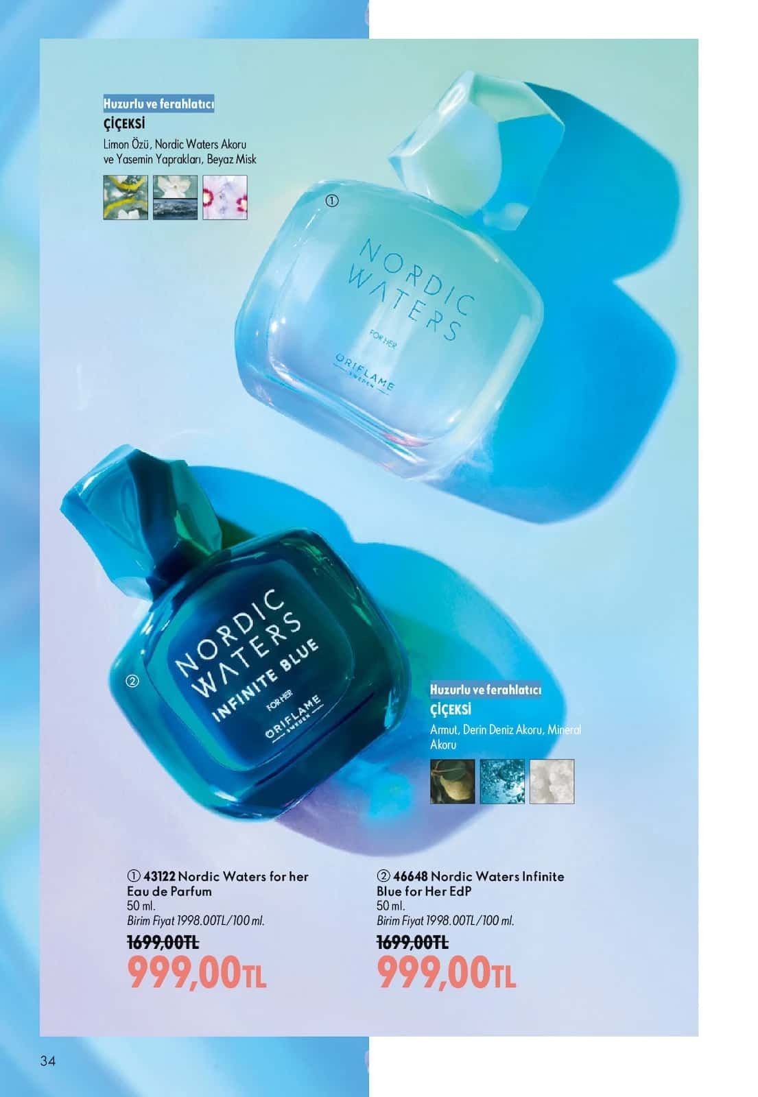 1 Ağustos Oriflame Kataloğu 2026 Sayfa 34