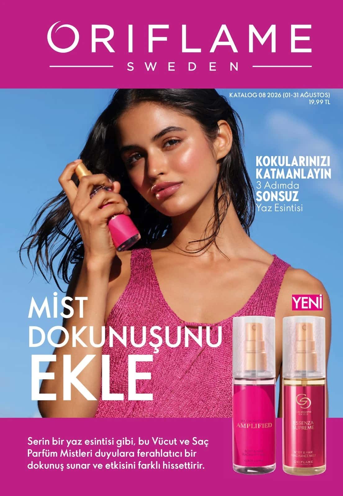 1 Ağustos Oriflame Kataloğu 2026 Sayfa 1