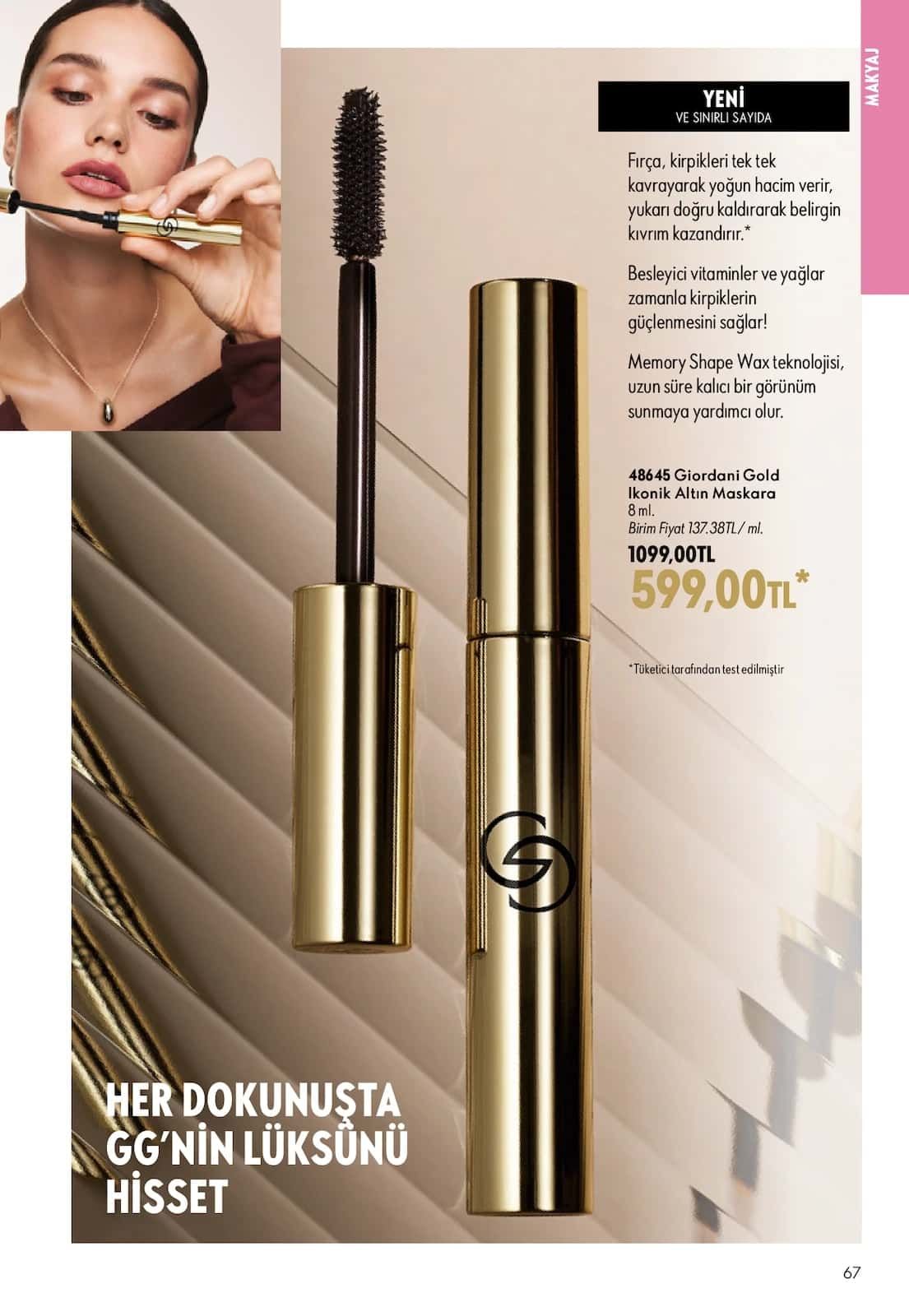 1 Ağustos Oriflame Kataloğu 2026 Sayfa 67